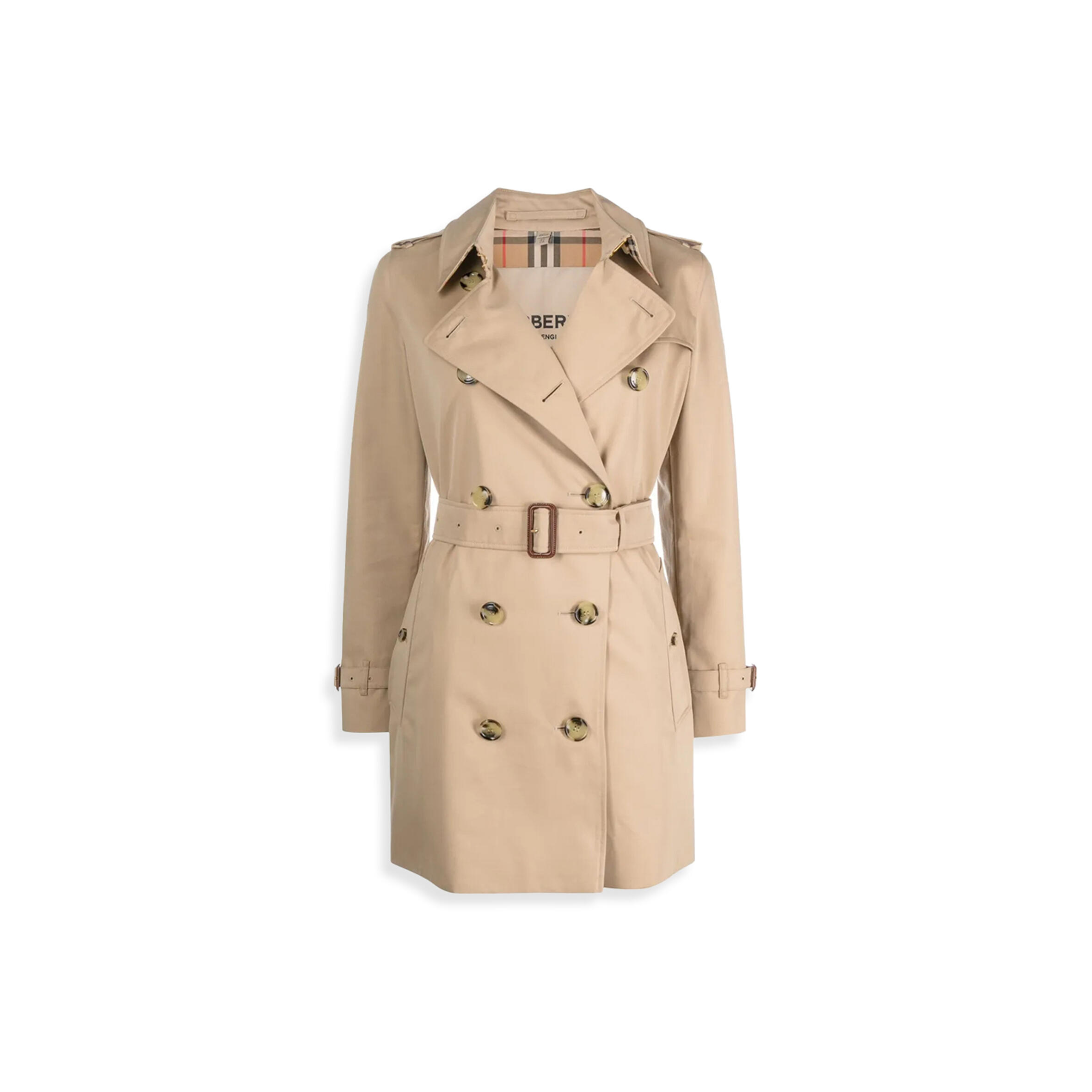 Bv*b*rry short kensington trench coat